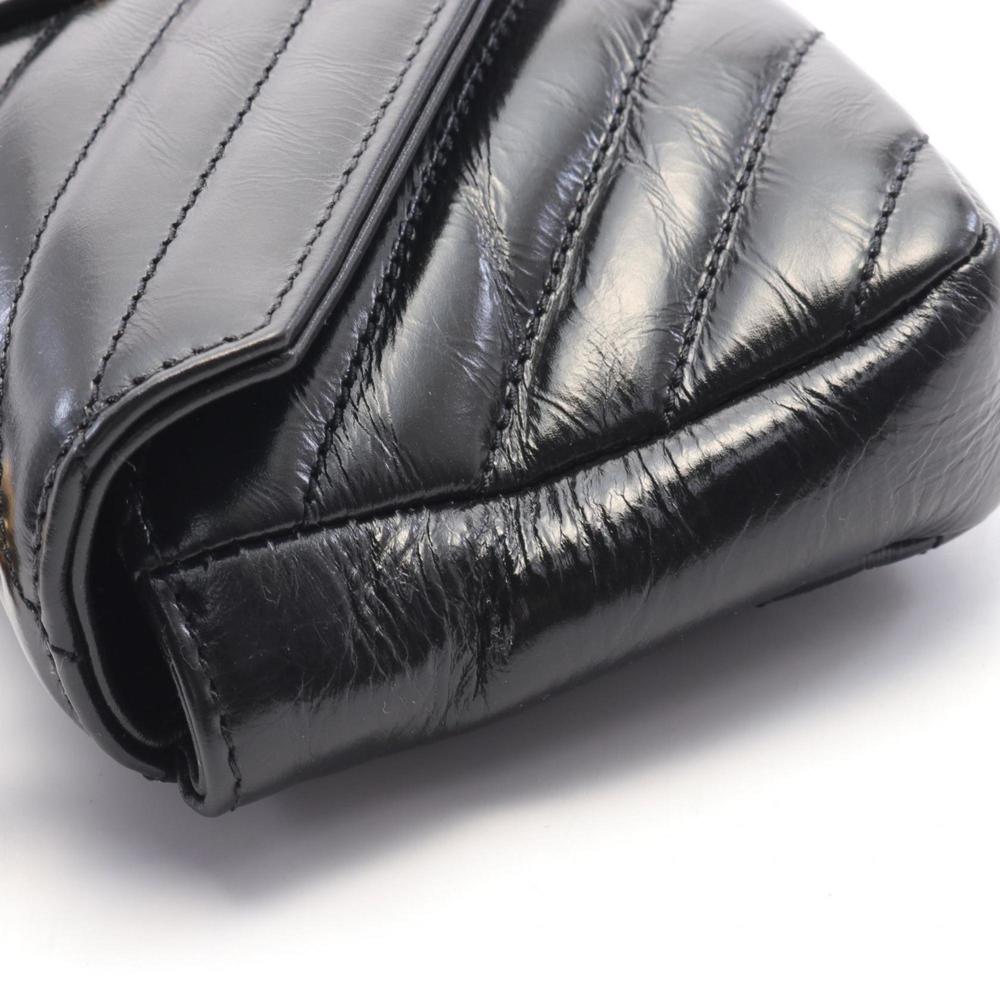 SAINT LAURENT Paris College Handbag Black Leather 779430DZH071000 - Picture 6 of 6